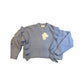 3.1 Phillip LimRuffle Trim Knit Sweater Baby Blue Lightweight Knit Size S