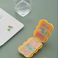 Compact 6-Grid Travel Pill Box