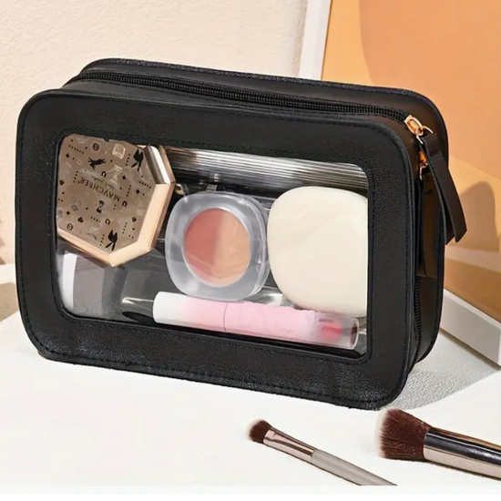 Clear Makeup Storage Bag With Zipper