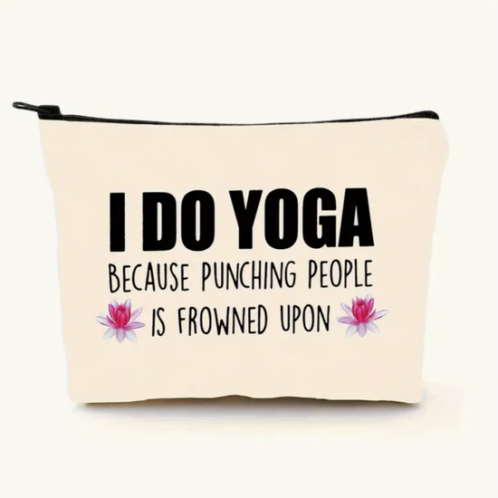 Fun Yoga Lover Gift Zipper Pouch