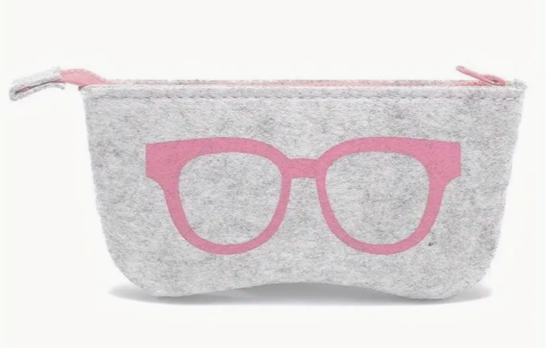 Unisex Premium Wool Felt Spectacles Pouch - Sleek, Lightweight Eyewear Protection - Ideal for Daily Use & Travel