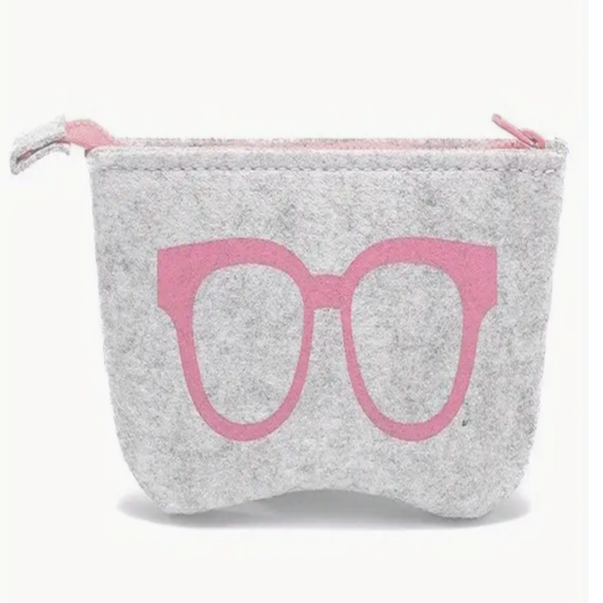 Unisex Premium Wool Felt Spectacles Pouch
