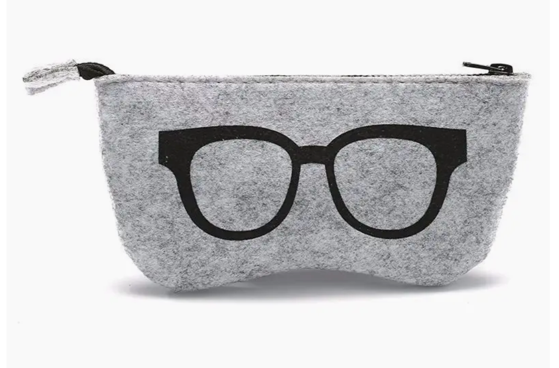 Unisex Premium Wool Felt Spectacles Pouch - Sleek, Lightweight Eyewear Protection - Ideal for Daily Use & Travel