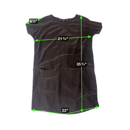 COS Minimalist Black Dress Pockets Sleeveless Casual Work Office - S