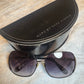 Marc Jacobs Black Sunglasses with Gradient Lenses