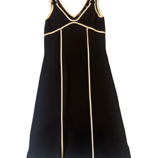 BCBGMaxAzria Black Dress  with White Accents