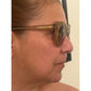 Henri Bendel HB520S Olivia 279 Sunglasses Amber Round Oversize Retro 52mm