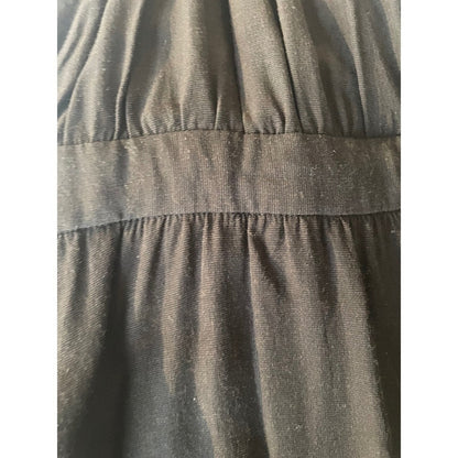 Other Stories Paris Atelier Black V Neck Midi Dress Side Tie Size 2