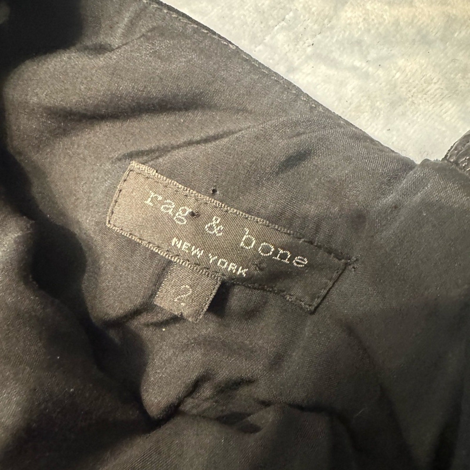 Rag & Bone Black Overalls – Size 2
