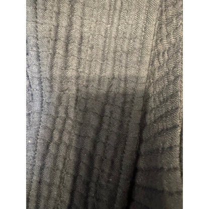 Heart Art Textured Wool Hooded Coat — Issey Miyake Line Aesthetic Size M