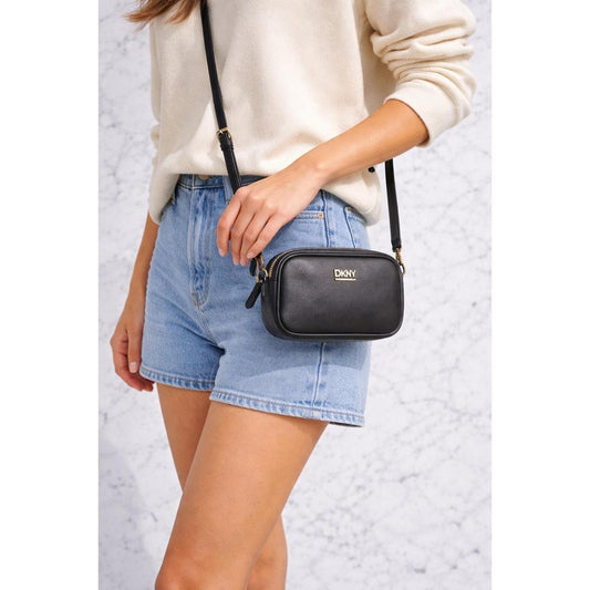 Dkny leather camera bag crossbody