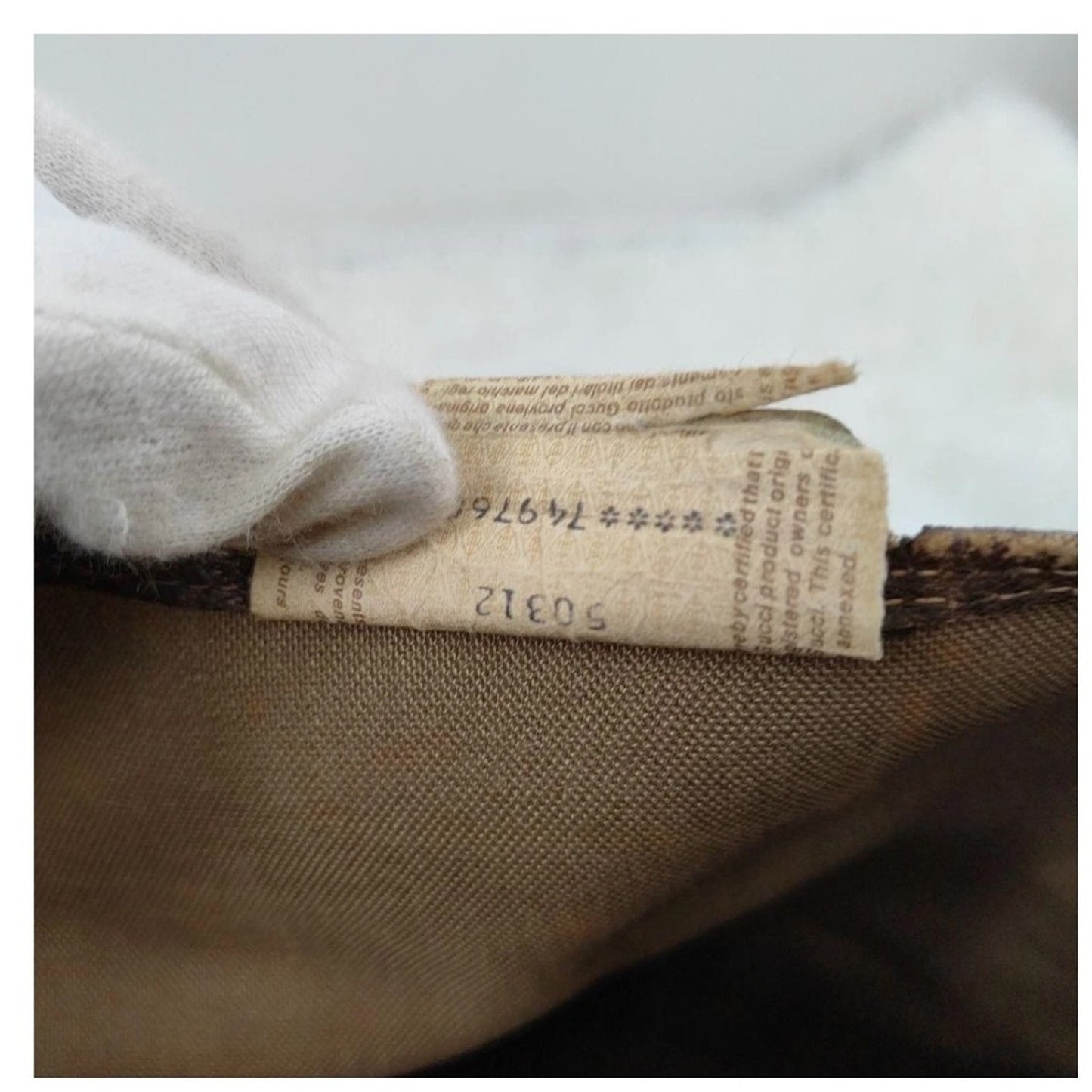 Authentic Vintage Gucci Monogram Canvas Tote Bag Red Green Stripe