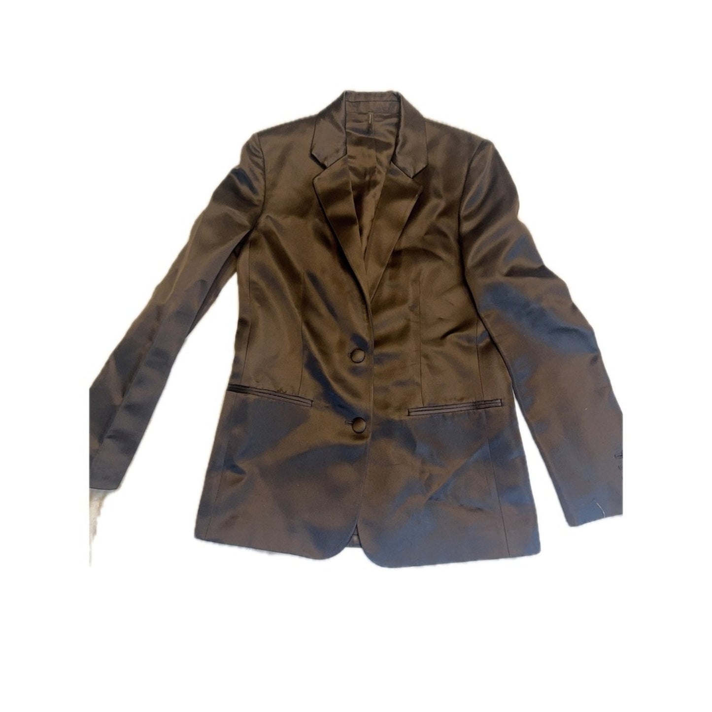 Helmut Lang Black Satin Blazer – Made in Italy – Size 4