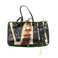 V°73 Sequin Embellished Tote Bag Purse Handbag Designer Glam Party