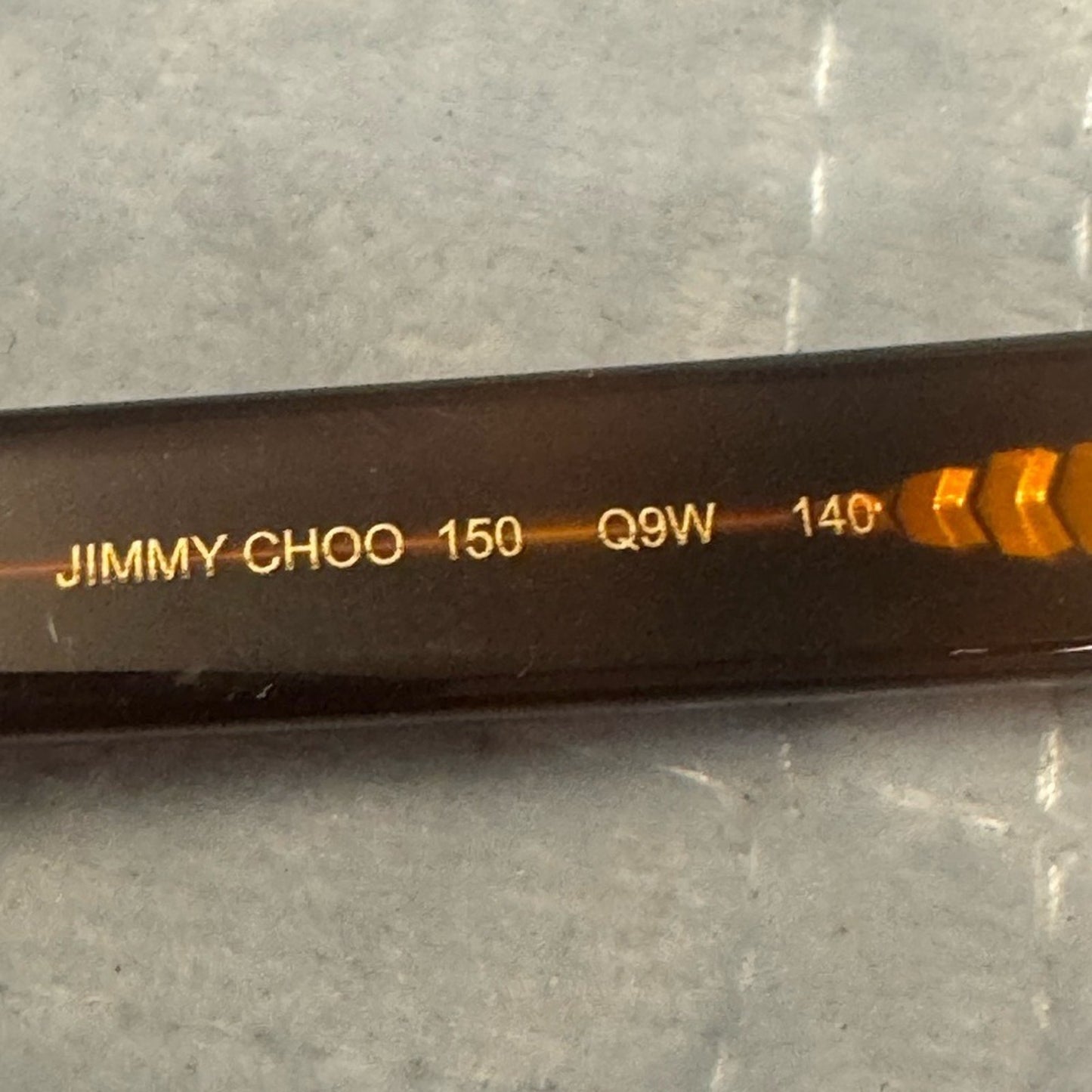 Jimmy Choo Tortoise Glitter Sunglasses  150‎ Q9W 140
