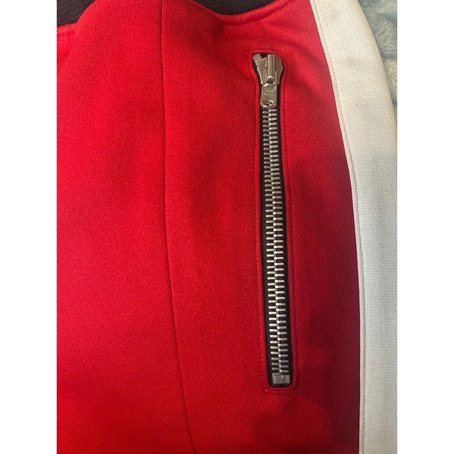 Fear of God Fifth Collection 2017 Track Pants Mens Red Cream Side Stripe Zip XLG