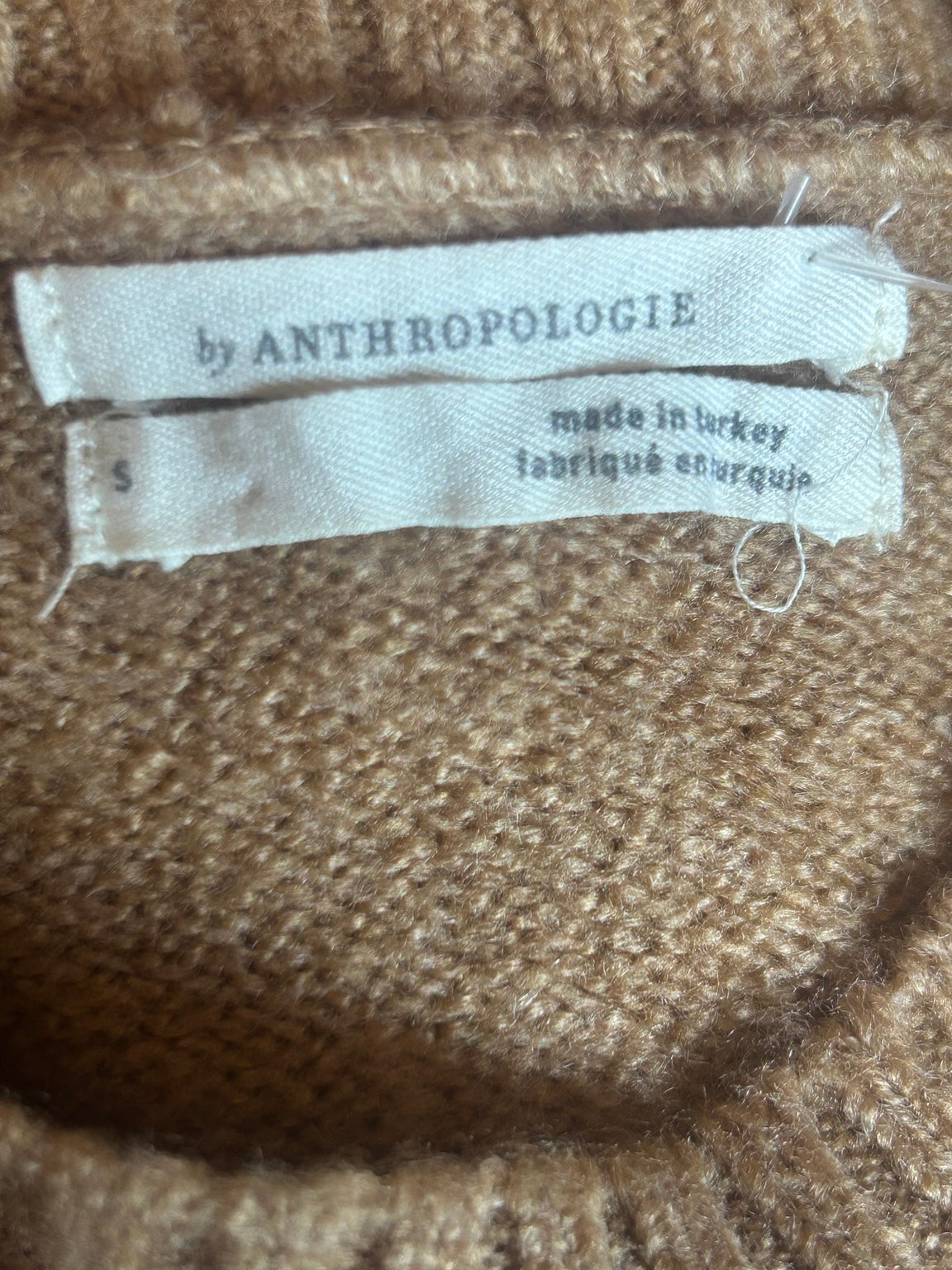 Actual Anthropologie patchwork sweater photograph