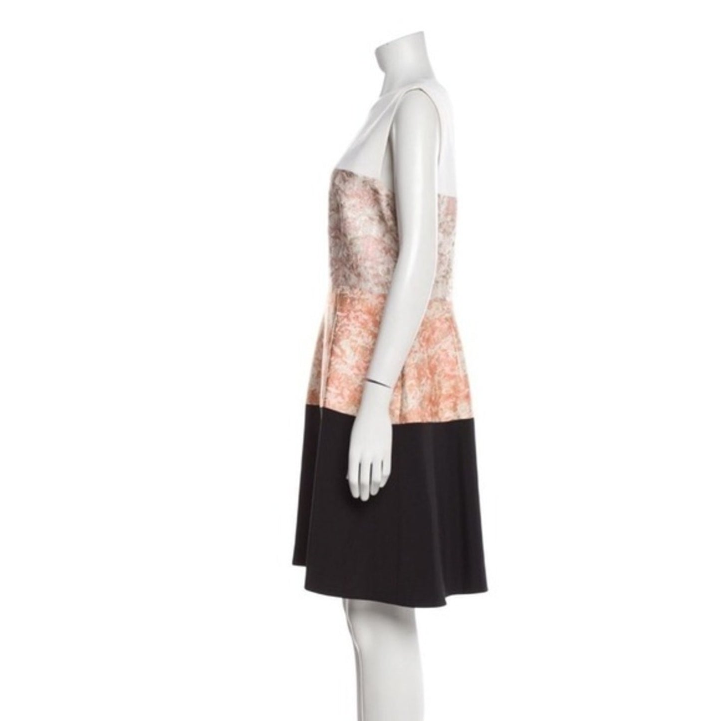 Narciso Rodriguez Colorblock Mini Dress – Size L (US 10) Colorblock Sheath Dress