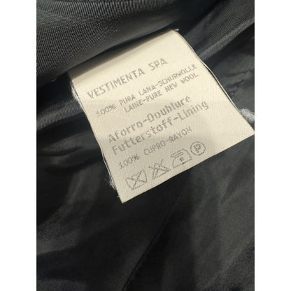 Giorgio Armani Blazer Jacket 48 IT Black Pure Wool Made in Italy Classic