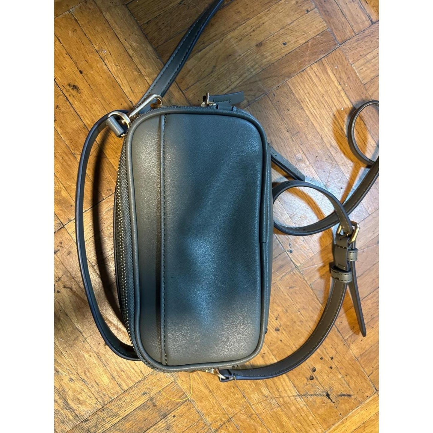 Dkny leather camera bag crossbody