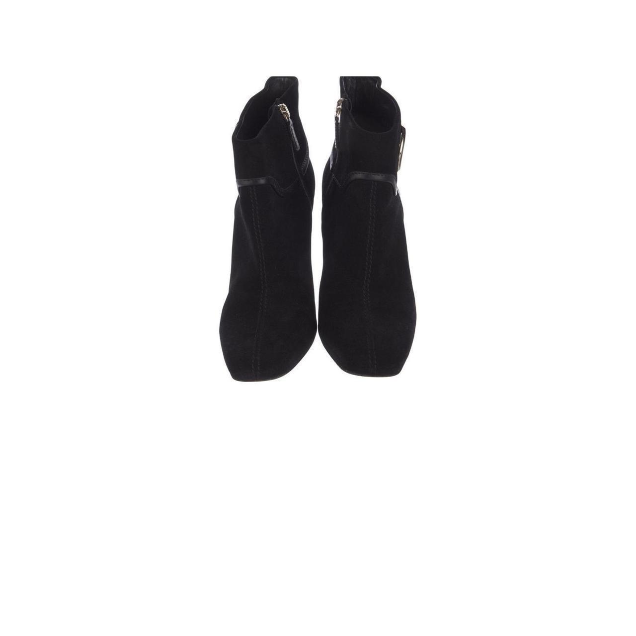 Gucci Ankle Boots Women's Size 6.5 Black Good Interlocking G Logo