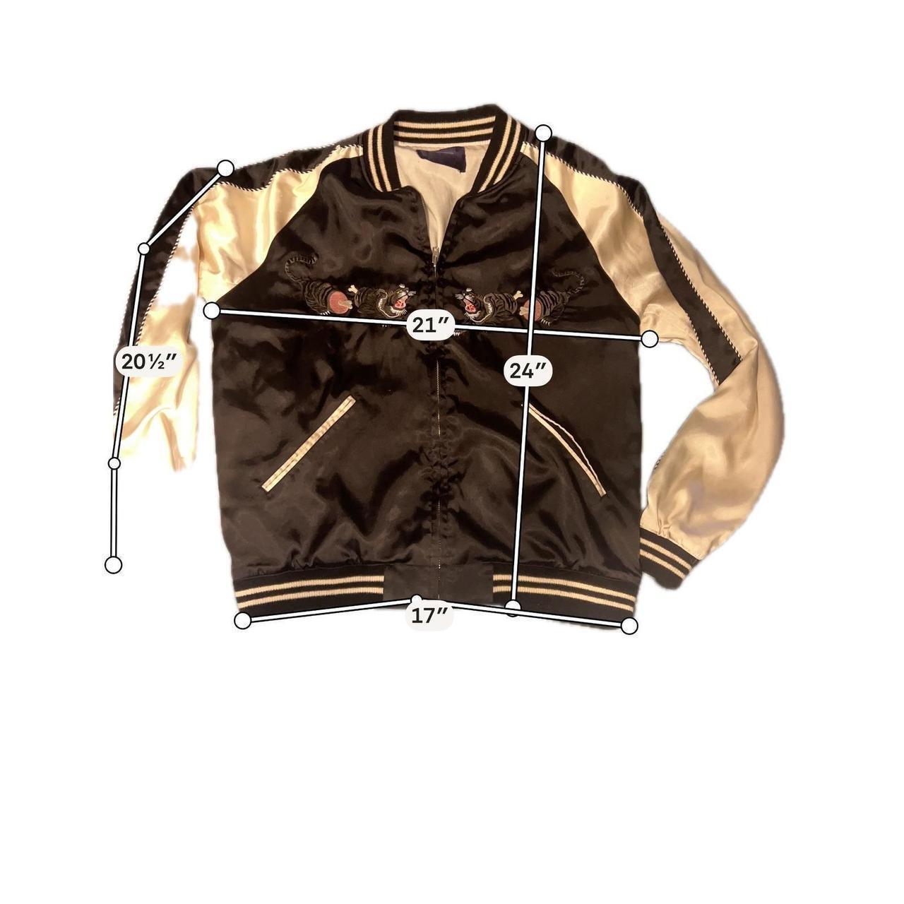 JohnUndercover Tiger Embroidered Sukajan Bomber Jacket BlackJUP9201 Size 3