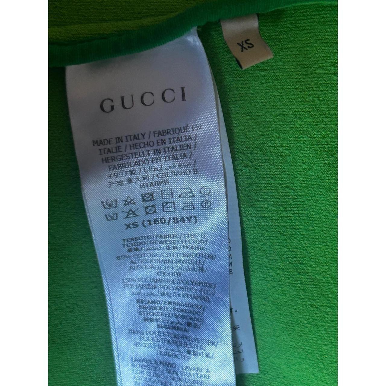 Gucci Green Velour Zip Up Track Jacket Rainbow Interlocking G Logo XS  in Italy