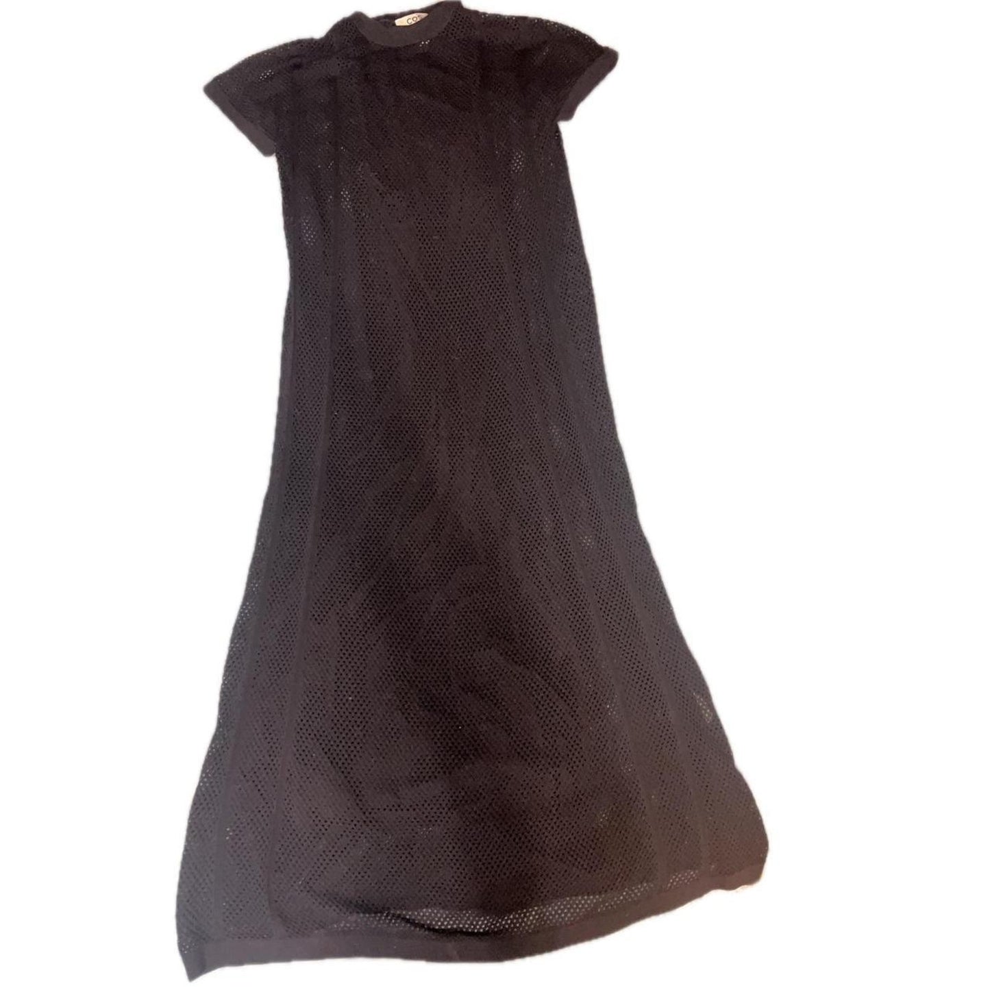 Cos mesh knit maxi dress