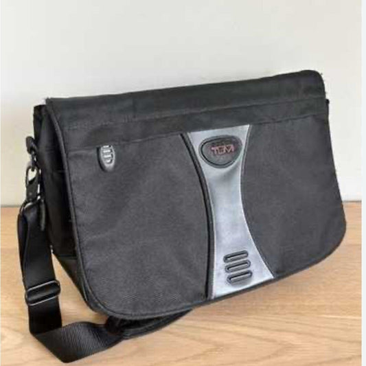 Tumi Black Messenger Bag Briefcase