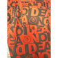 WC Japanese Kumatan Jeans Red Black All Over Print DEAD Bear Pants Size M
