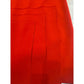Cop.Copine Red Sleeveless Dress A-Line Midi Pocket Detail Modernist