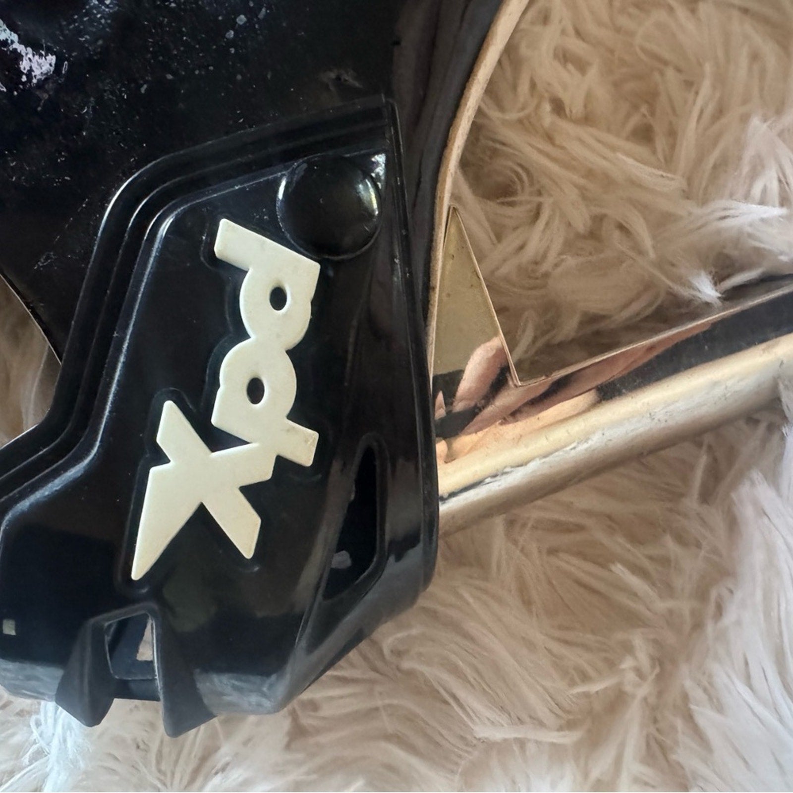ALYX Size 7 Black Silver Patent Leather Ankle Boots size 7