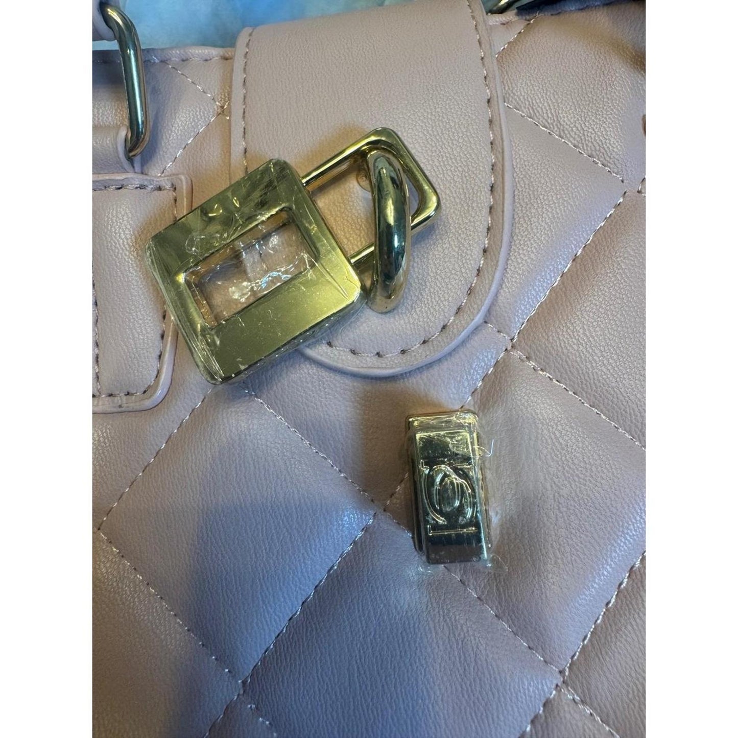 Bebe quilted satchel top handle