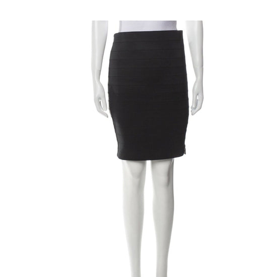 Band of Outsiders Black Ribbed Knit Pencil Skirt – Size Medium (US 8)