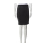 Band of Outsiders Black Ribbed Knit Pencil Skirt – Size Medium (US 8)