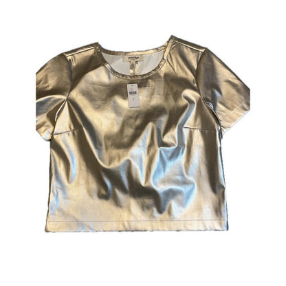 Porridge clothing metallic gold faux