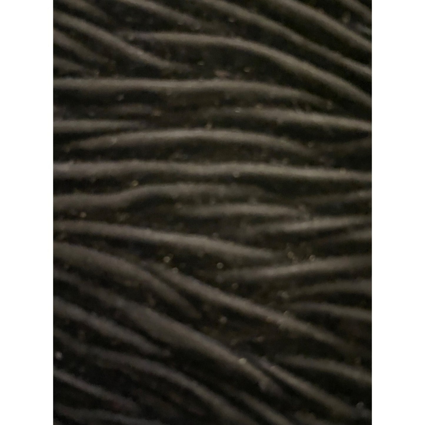 Vintage Black Velvet Clutch Handbag Chain Strap Textured Exterior