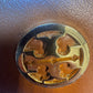 Tory Burch Brown Wallet with Gold Logo