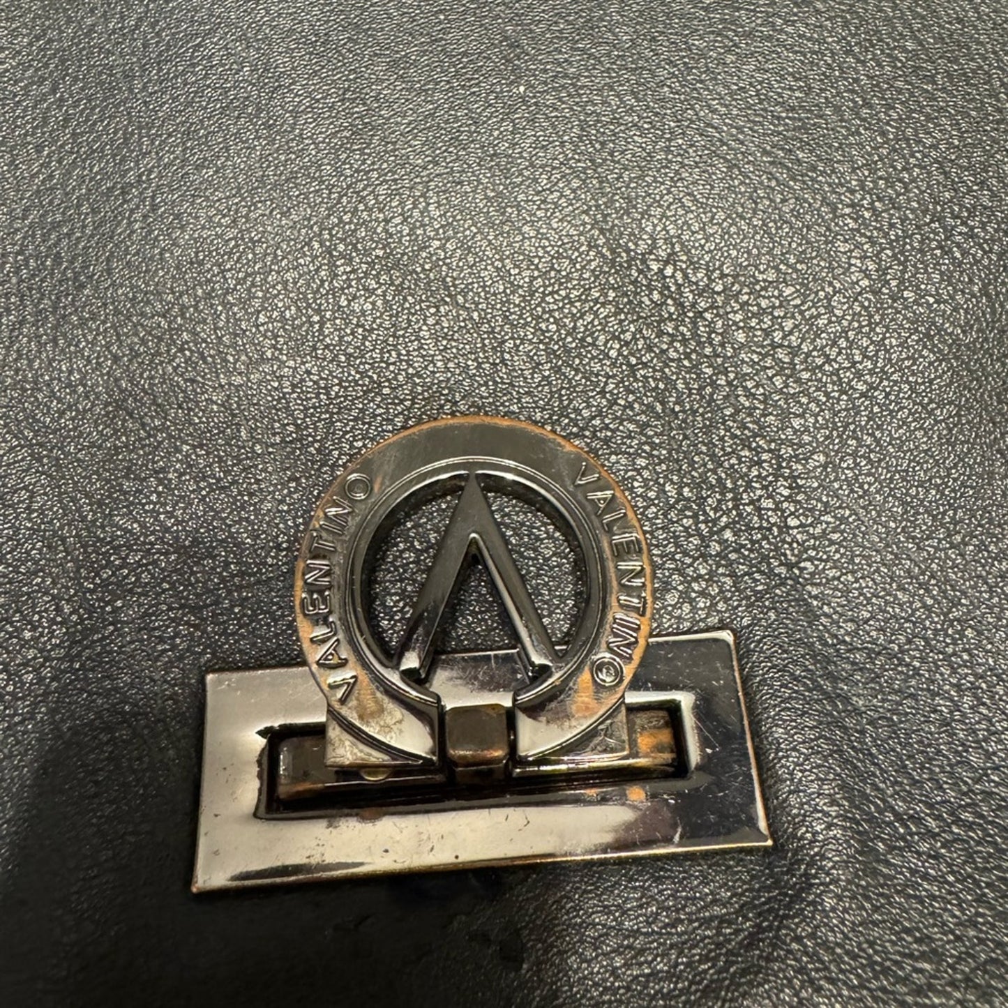 🖤 Valentino Garavani Black Leather Chain Shoulder‎ Bag – Genuine Leather