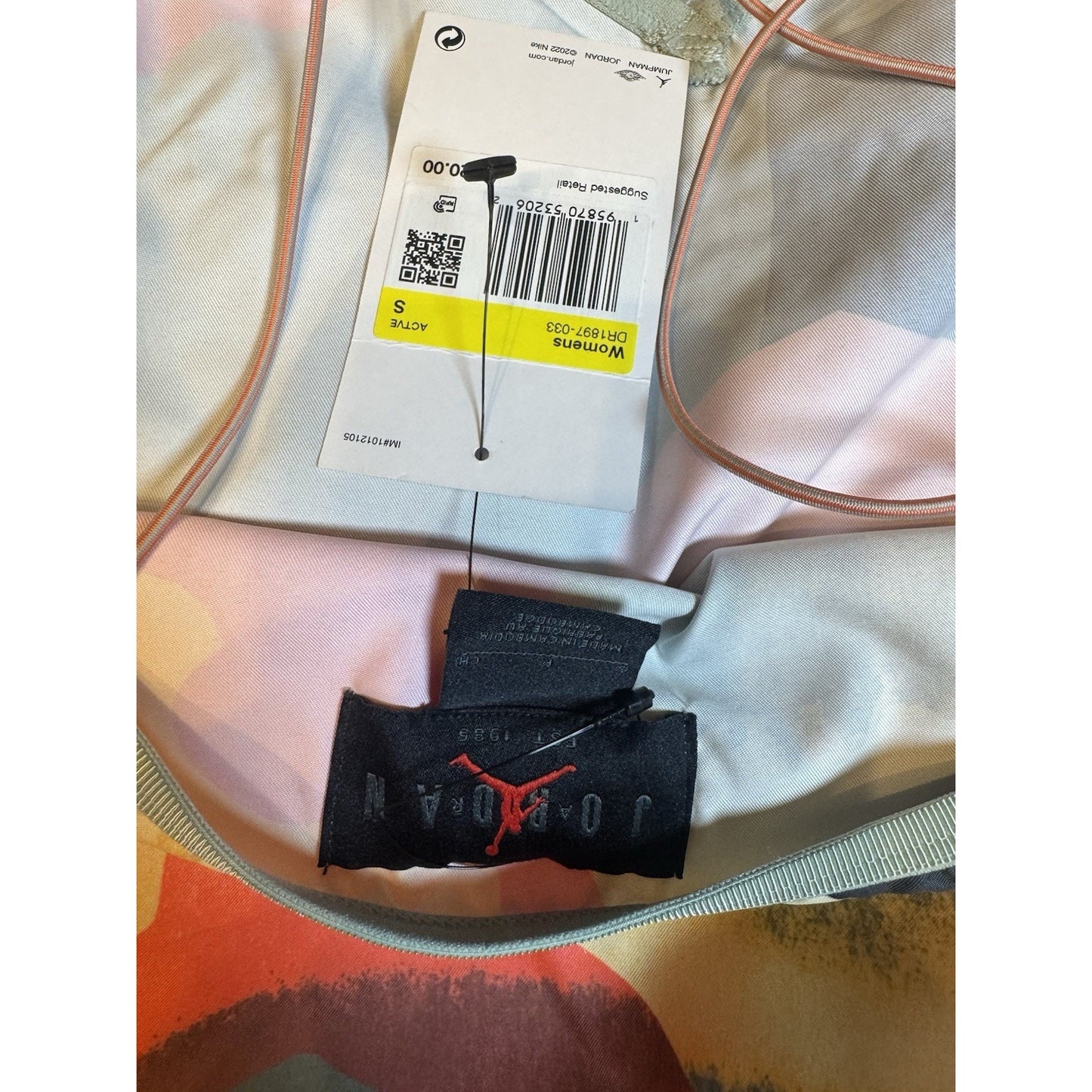 NWT Nike Air Jordan Women's Quai 54 Basketball Dress Multicolor XS RARE