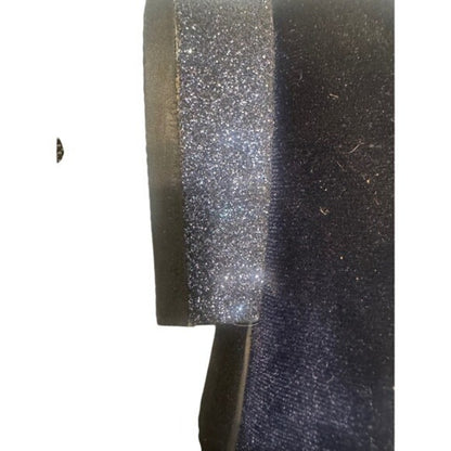Cole Haan Marlee Skimmer II Navy Velvet Loafers Glitter Block Heels Size 9B