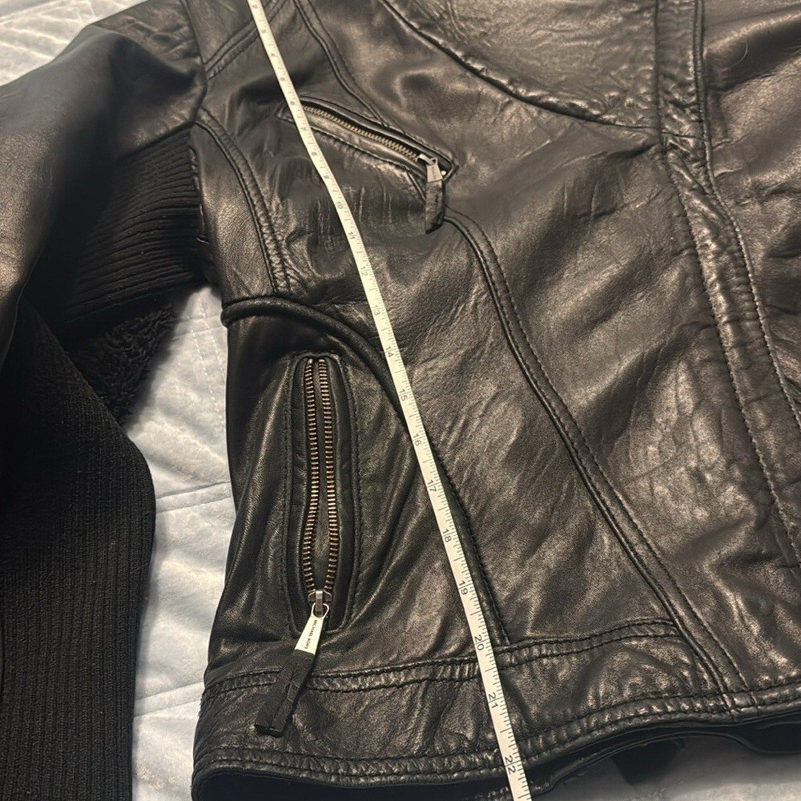 Michael Michael Kors Leather Jacket XL