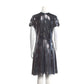 NK32 Naeem Khan Sequin Knee Length Short Sleeve V Neck Dress Size L