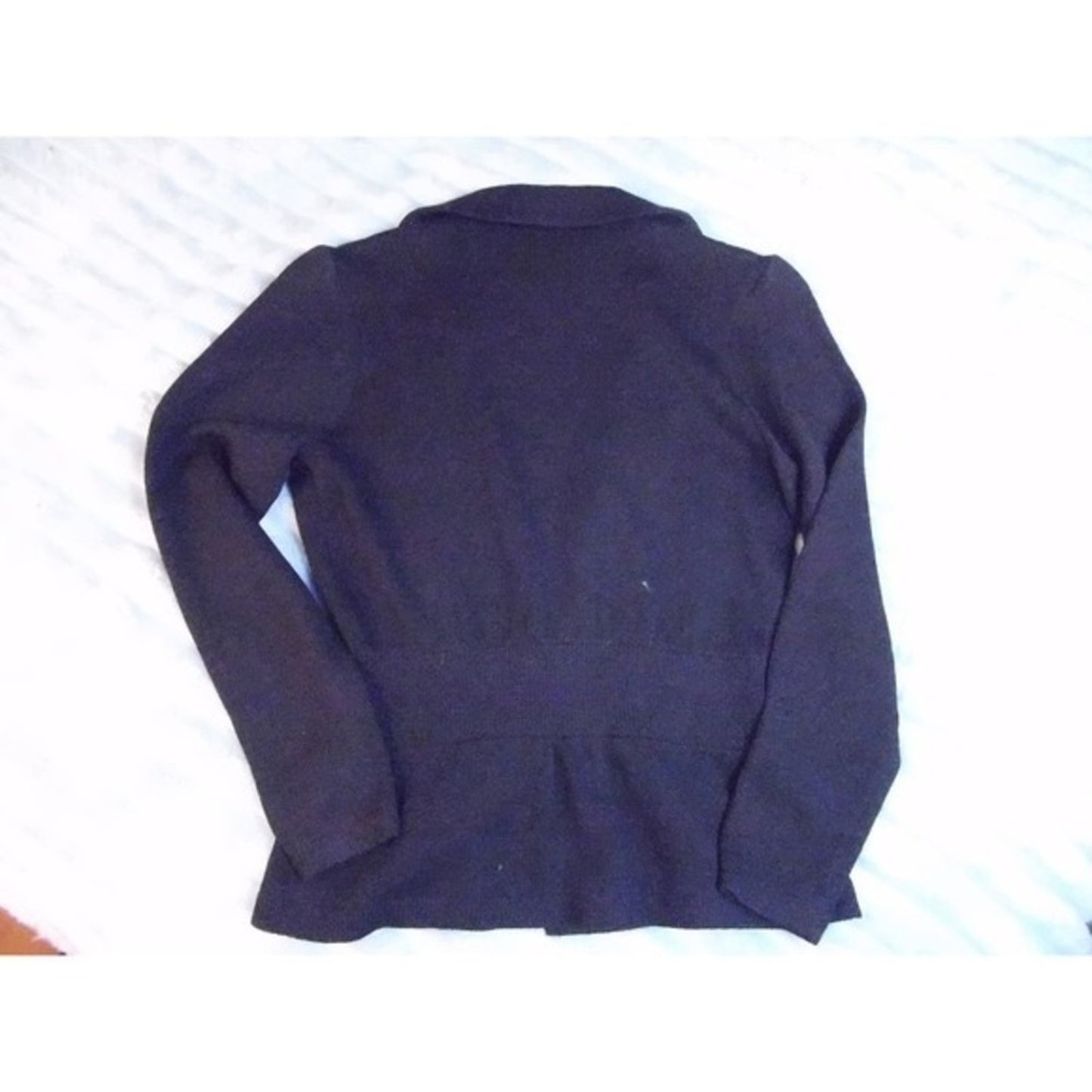 St John For Neiman Marcus Black Knit Cardigan Jacket& Skirt Set Two Piece size 4