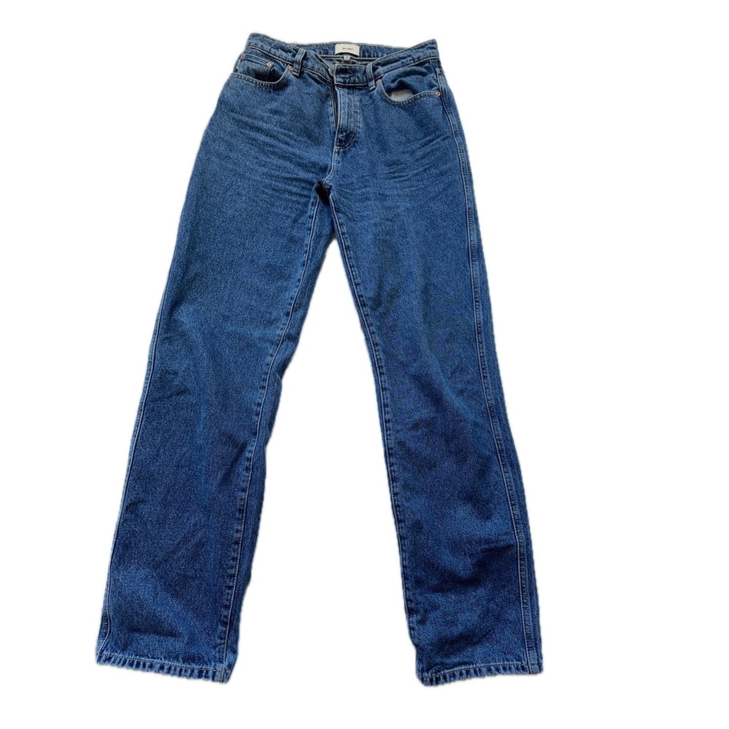 DL1961 Women's Size 27 Blue Wash Straight Leg Denim Jeans