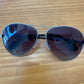 Marc By Marc‎ Jacobs Black and Purple Aviator Sunglasses
