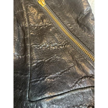 Tory Burch Julianne Black Leather Slouchy Tote Bag Gold Hardware