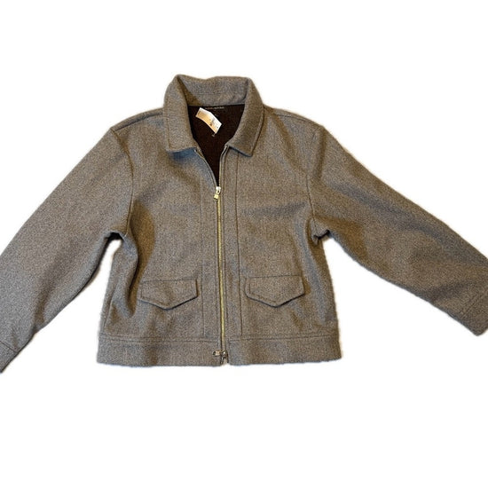 Banana Republic Gray Bomber Jacket