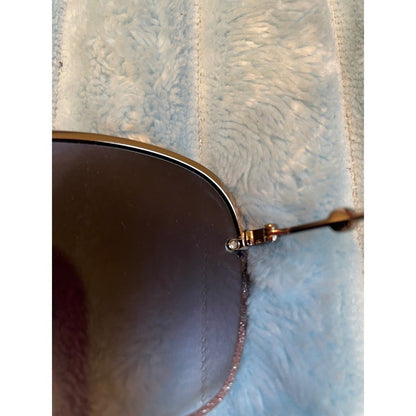 Gucci GG0023S 571612 531612 Gold Glitter Bee Sunglasses