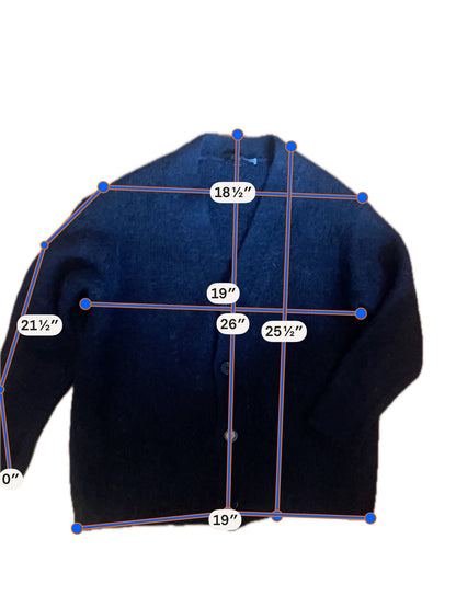 Actual COS cardigan product photograph
